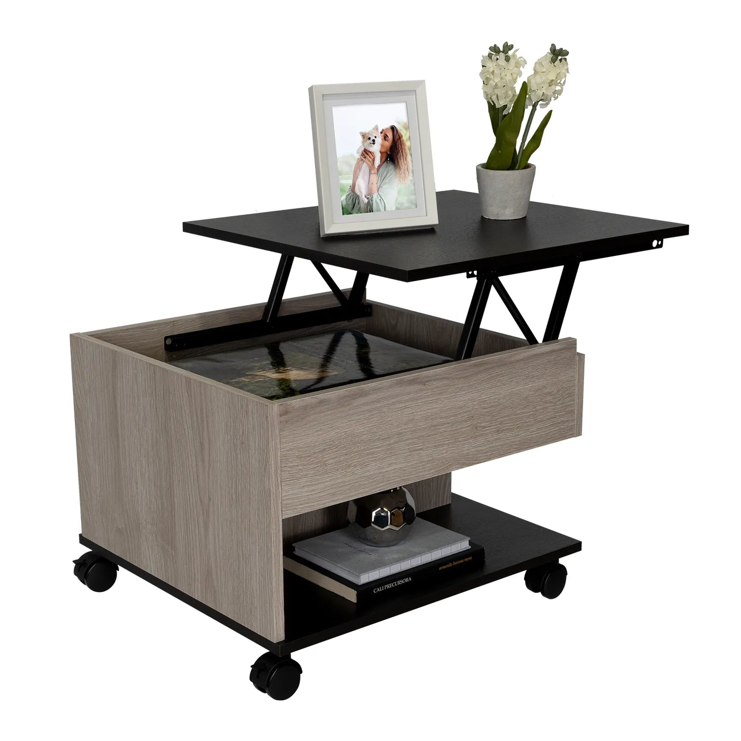 Mesa Funcional 5G-2 - Ceniza / Wengue