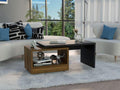 Mesa de Centro Wesley, Wengue y Cobre, con Amplio Espacio Ideal Para Ubicar Decoraciones - vista 1