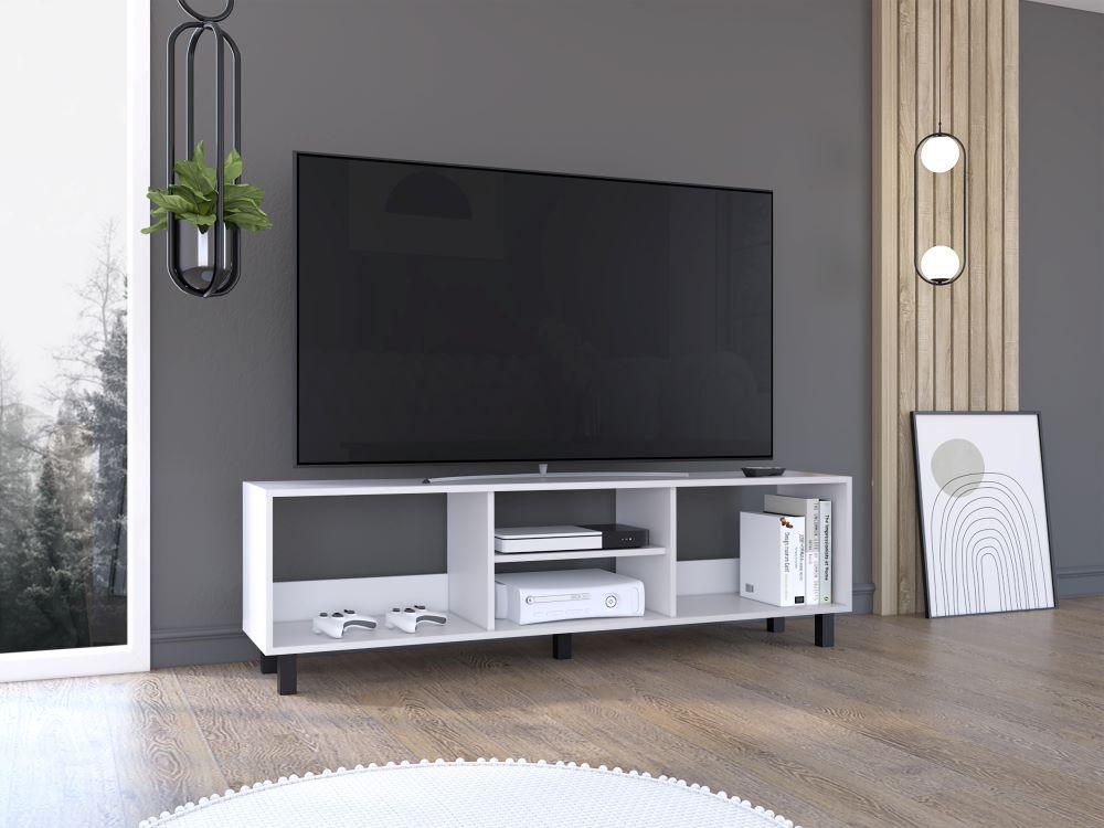 Mesa Para Tv Tunez, Blanco Duqueza, Para Televisor Hasta 70 Pulgadas - vista 1