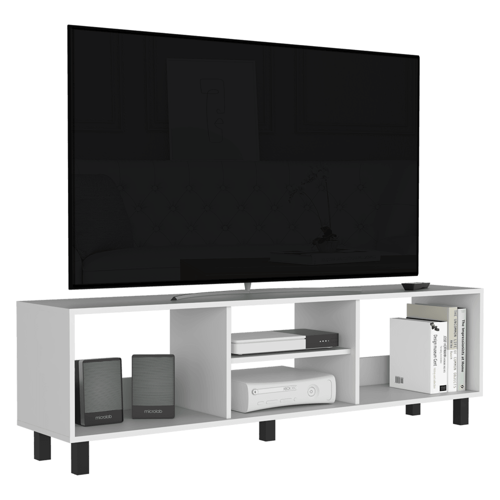 Mesa Para Tv Tunez, Blanco Duqueza, Para Televisor Hasta 70 Pulgadas - vista 3