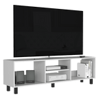 Mesa Para Tv Tunez, Blanco Duqueza, Para Televisor Hasta 70 Pulgadas - vista 3