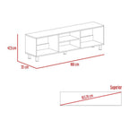 Mesa Para Tv Tunez, Blanco Duqueza, Para Televisor Hasta 70 Pulgadas - vista 8