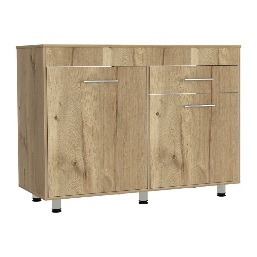 Modulo Inferior Kitchen, Orion, Duna y Blanco, con dos puertas batientes y cajón deslizable - vista 6