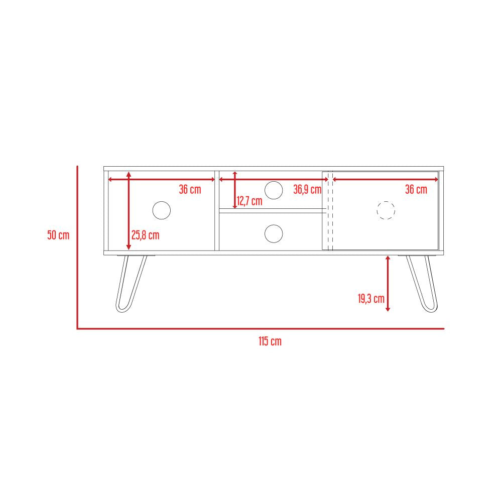 Mueble Para TV Andorra, Bellota, con capacidad para televisor de 50 pulgadas - vista 9