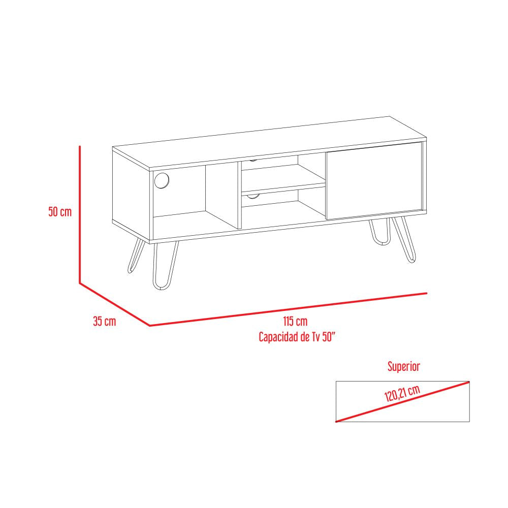 Mueble Para TV Andorra, Bellota, con capacidad para televisor de 50 pulgadas - vista 8