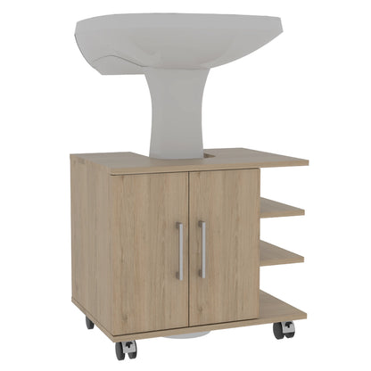 Optimizador Lavamanos Bath 300 2 Puertas - Rovere / Blanco