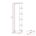 Optimizador Bath 300 1 Puerta - Rovere / Blanco