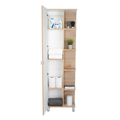 Optimizador Bath 300 1 Puerta - Rovere / Blanco