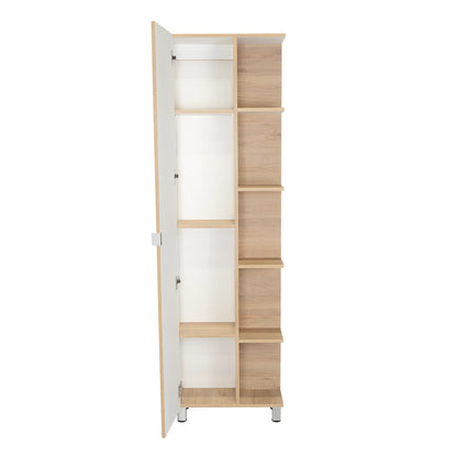 Optimizador Bath 300 1 Puerta - Rovere / Blanco