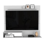 Panel de Tv Ascher, Blanco, con Espacio Para Televisor de Hasta 55 Pulgadas - vista 3