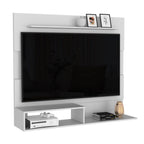 Panel de Tv Ascher, Blanco, con Espacio Para Televisor de Hasta 55 Pulgadas - vista 1