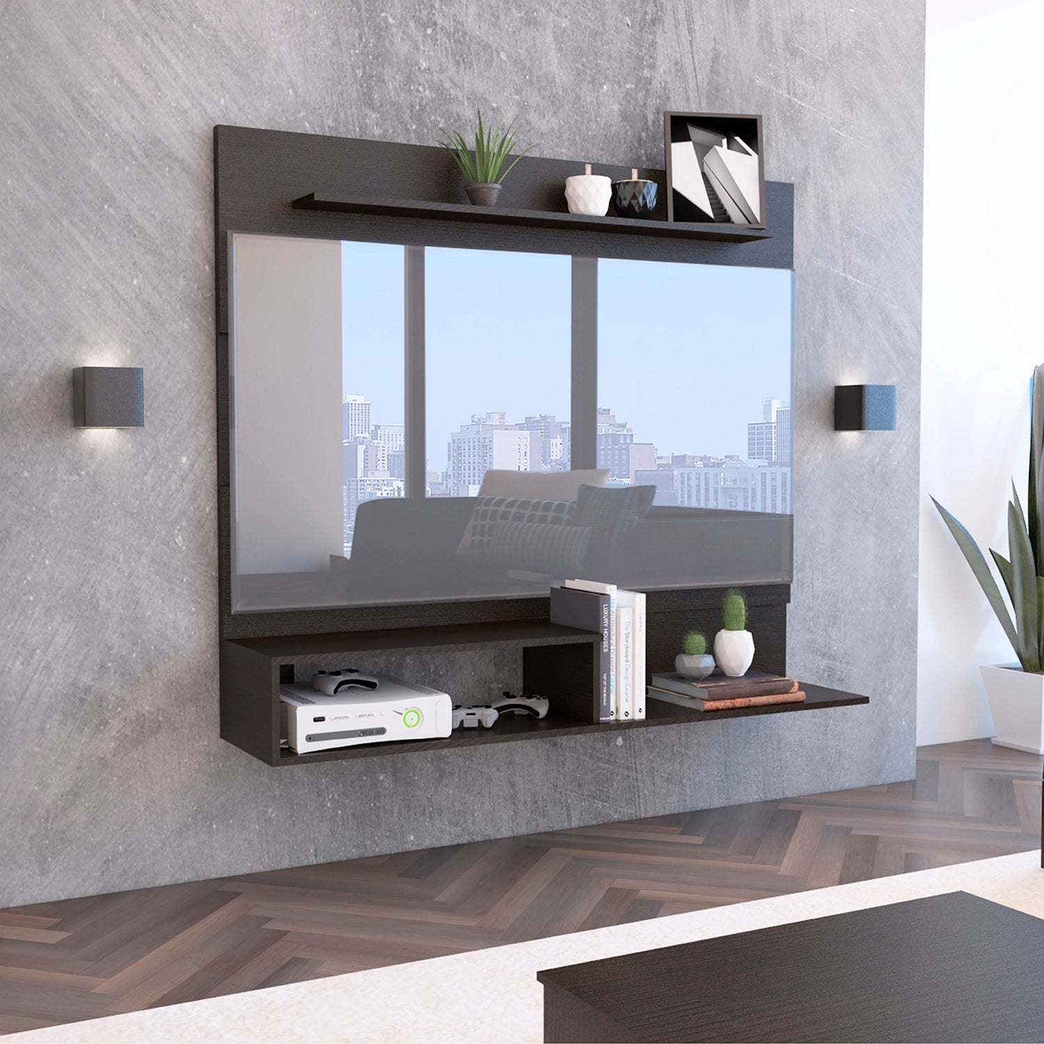 Panel Tv55 Beijing - Wengue / Blanco