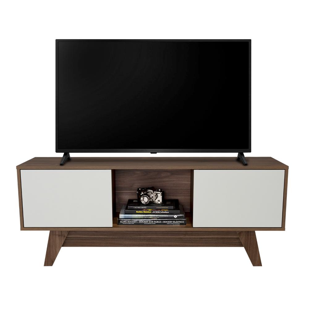 Rack Tv55" Romero Dos Puertas, Gales / Blanco - vista 5