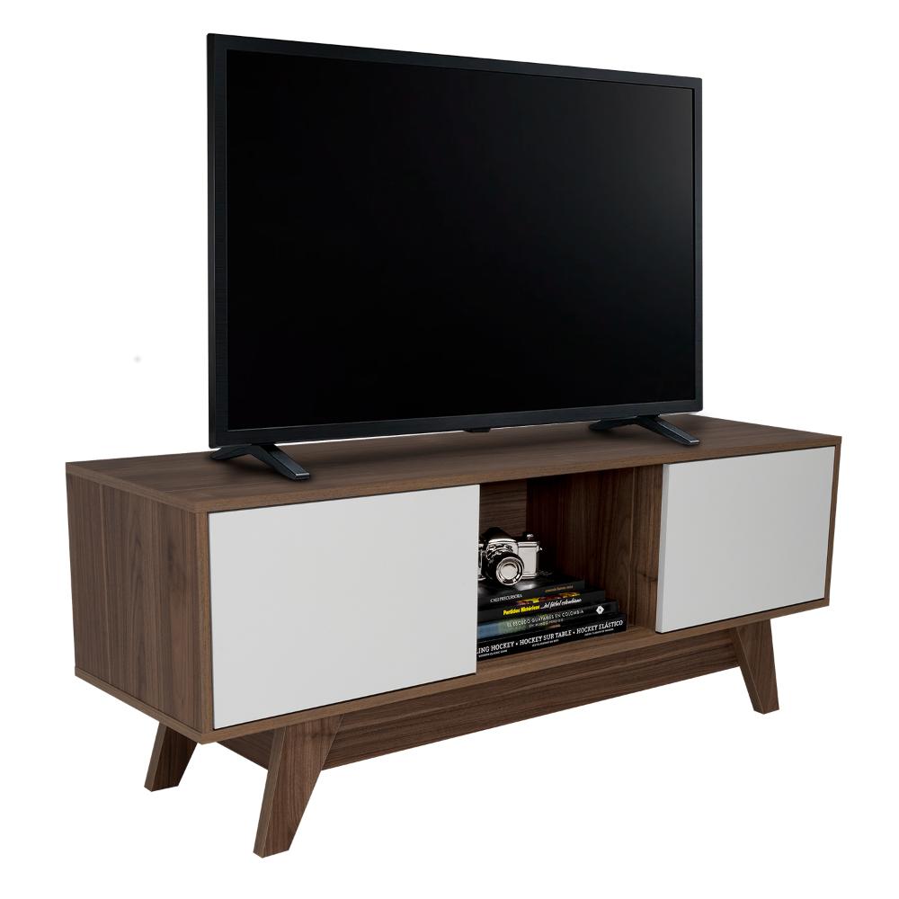 Rack Tv55" Romero Dos Puertas, Gales / Blanco - vista 3