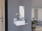 Mueble Recibidor Vienna, Recibidor Viena, Blanco, con un Cajón - vista 1