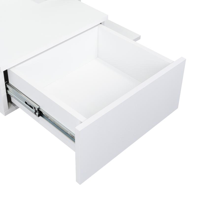 Mueble Recibidor Vienna, Recibidor Viena, Blanco, con un Cajón - vista 13