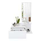 Mueble Recibidor Vienna, Recibidor Viena, Blanco, con un Cajón - vista 6