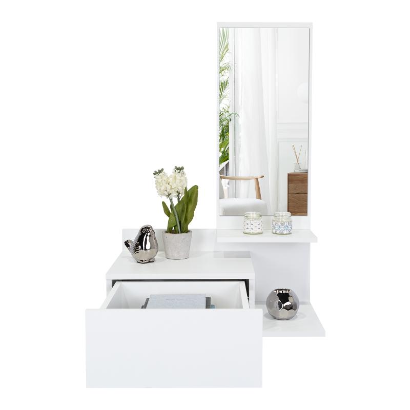 Mueble Recibidor Vienna, Recibidor Viena, Blanco, con un Cajón - vista 6