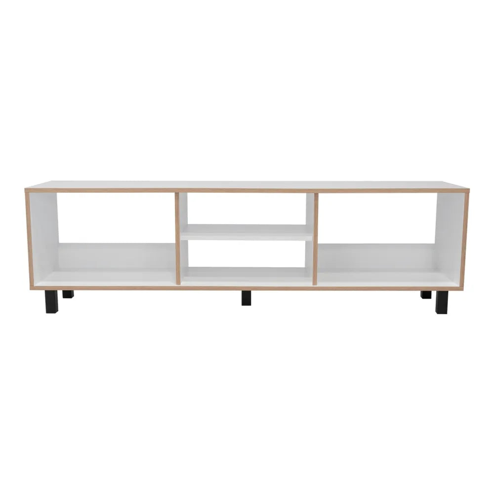 Rack Nomik Tv70 - Blanco / Canto Duna