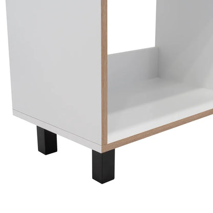 Rack Nomik Tv70 - Blanco / Canto Duna