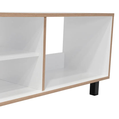 Rack Nomik Tv70 - Blanco / Canto Duna