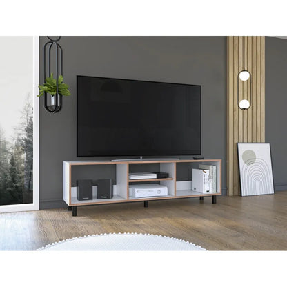Rack Nomik Tv70 - Blanco / Canto Duna