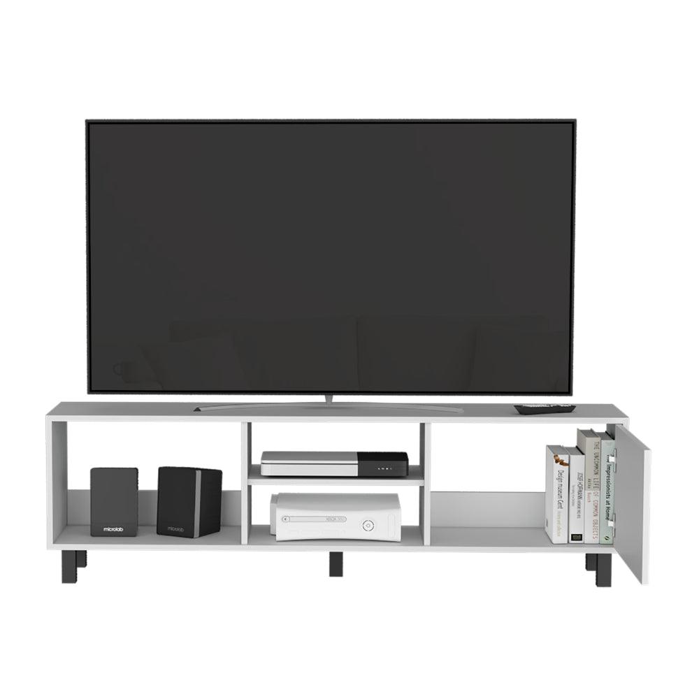 Rack Tv 65" Tunez Una Puerta, Color Blanco - vista 4
