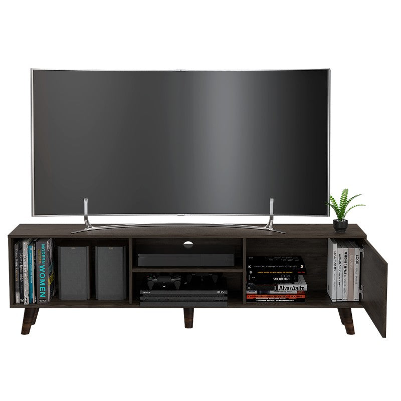 Rack para TV Cincinatti, Coñac, para televisor de 70 pulgadas - vista 6
