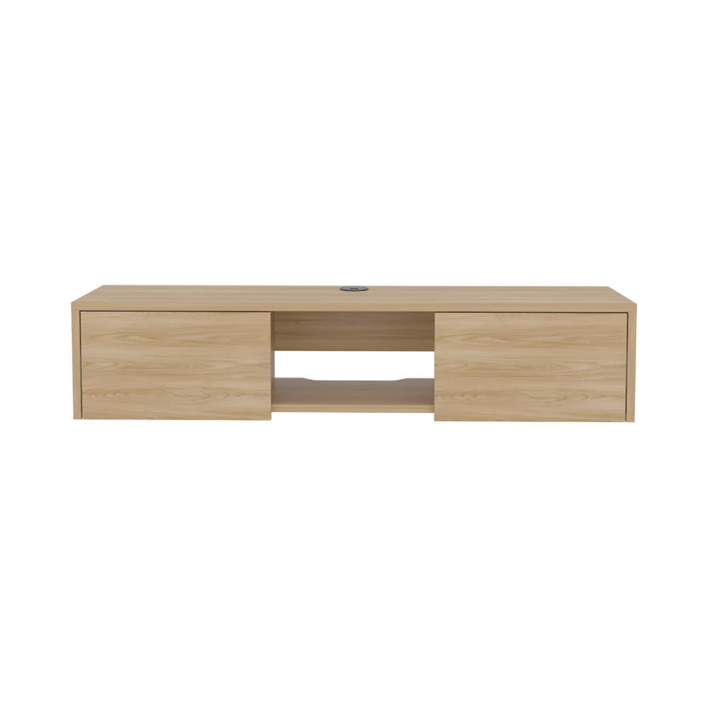 Rack Tv 65" Glen Multifuncional Piso O Flotante, Fresno Europeo - vista 7