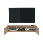 Rack Tv 65" Glen Multifuncional Piso O Flotante, Fresno Europeo - vista 5