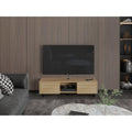 Rack Tv 65" Glen Multifuncional Piso O Flotante, Fresno Europeo - vista 1