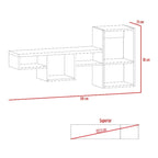 Repisa Wall, Habano, con multiples entrepaños para ubicar objetos - vista 6