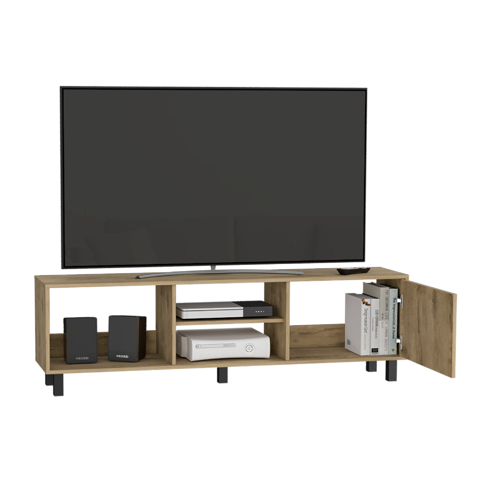 Rack Tv 65" Tunez Una Puerta, Color Macadamia - vista 3