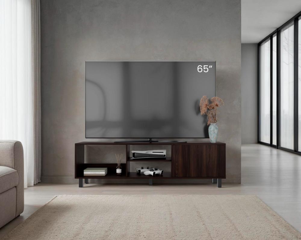 Mesa Para Tv Tunez, Nogal, Para Televisor Hasta 70 Pulgadas - vista 5