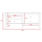 Rack TV Essential, Wengue, con capacidad de 65 pulgadas - vista 6