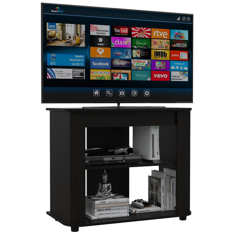 Rack Maori TV, Wengue y Negro, para televisor de 40 pulgadas - vista 1