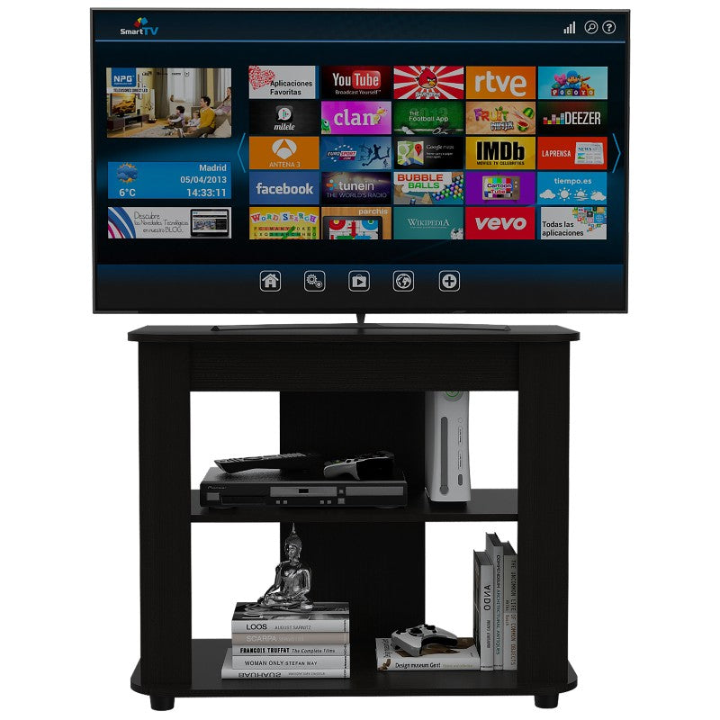 Rack Maori TV, Wengue y Negro, para televisor de 40 pulgadas - vista 4