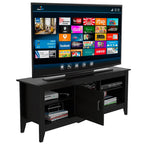 Rack de TV Essential Con Puerta, Wengue y Negro, con capacidad para televisor de 65 pulgadas - vista 1