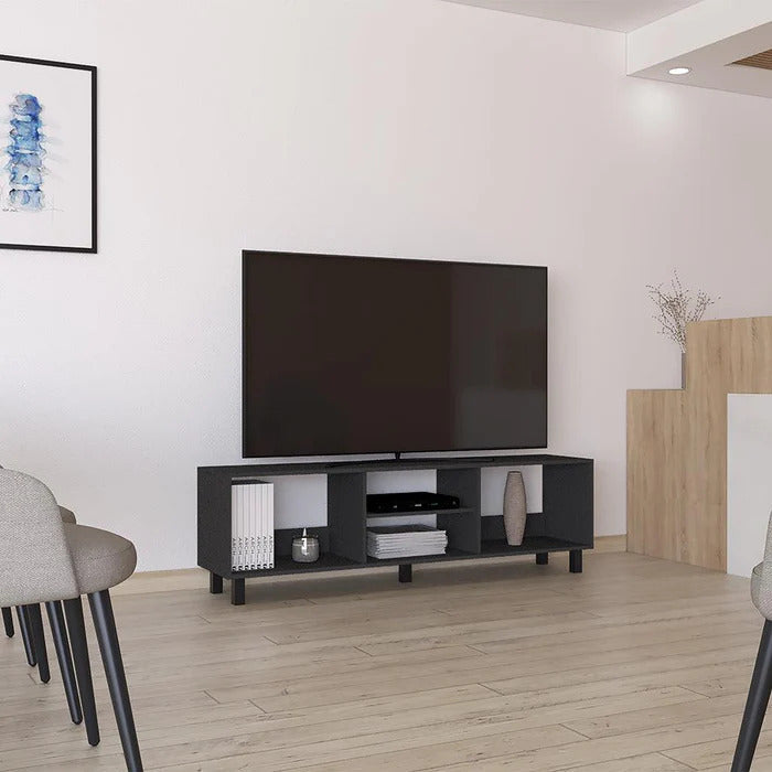 Mesa Para Tv Tunez, Wengue, Para Televisor Hasta 70 Pulgadas - vista 1