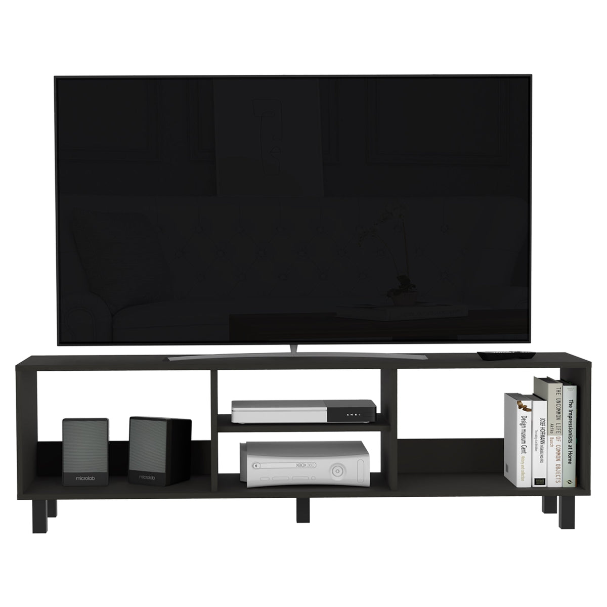 Mesa Para Tv Tunez, Wengue, Para Televisor Hasta 70 Pulgadas - vista 4