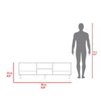 Mesa Para Tv Tunez, Wengue, Para Televisor Hasta 70 Pulgadas - vista 7