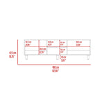 Mesa Para Tv Tunez, Wengue, Para Televisor Hasta 70 Pulgadas - vista 8