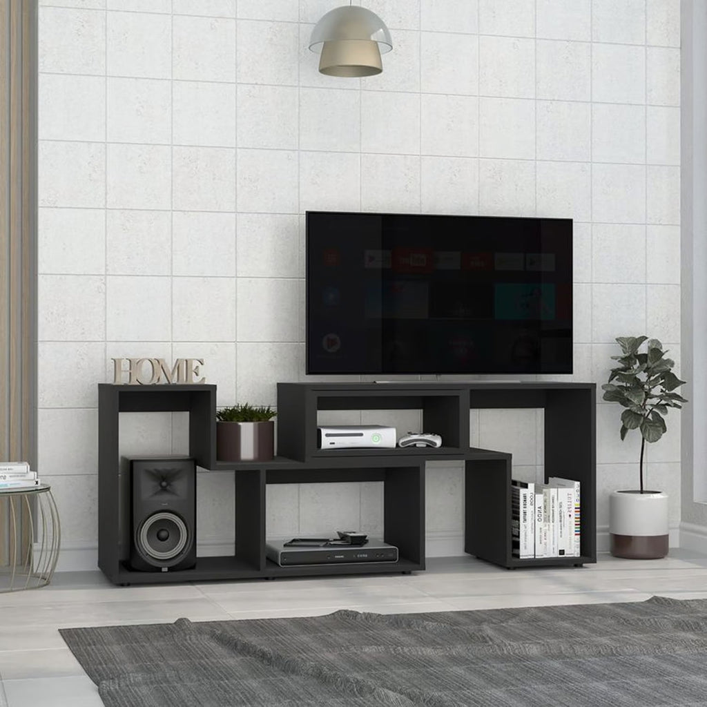 Mesa Para Tv Ascher, Wengue, con Espacio Para Televisor de 40 Pulgadas Hc - vista 2