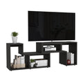 Mesa Para Tv Ascher, Wengue, con Espacio Para Televisor de 40 Pulgadas Hc - vista 1