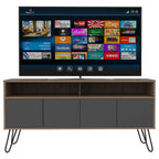 Rack Tv55 Vassel - Miel / Plomo
