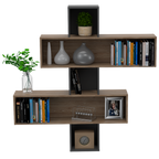 Repisa Wall 2B, Miel y Plomo, ideal para ubicar objetos - vista 4