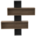 Repisa Wall 2B, Miel y Plomo, ideal para ubicar objetos - vista 5