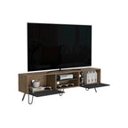 Rack Tv80 Vassel Z-180 - Miel / Plomo