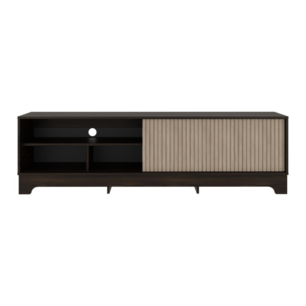 Mesa para TV Smith, Nogal Europeo y Roble Natural , con puerta corrediza - vista 7