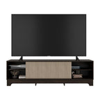 Mesa para TV Smith, Nogal Europeo y Roble Natural , con puerta corrediza - vista 3